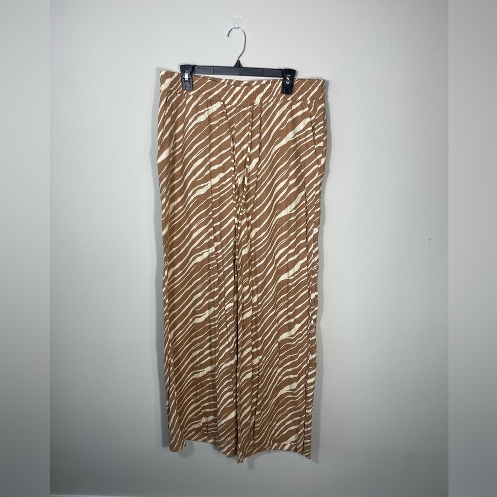 A New Day Zebra Print Linen Pants